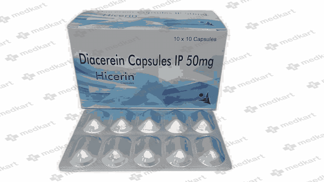 DIACEREIN 50MG CAPSULE 10'S