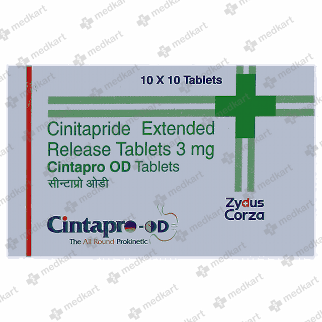 CINTAPRO OD 3MG TABLET 10'S