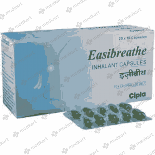 EASIBREATHE INHALANT CAPSULE 10'S