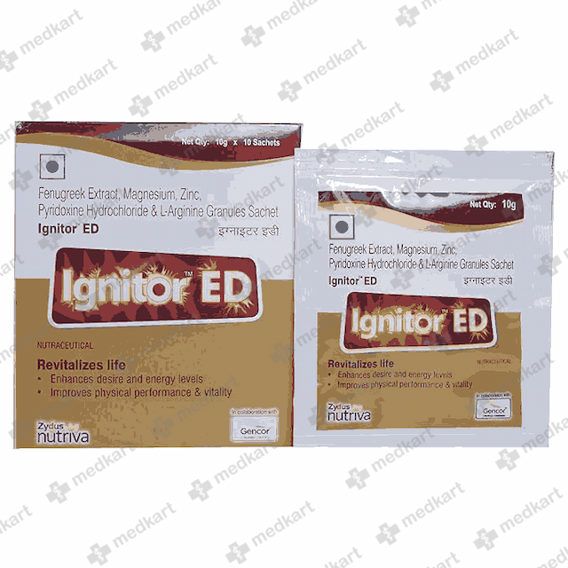 IGNITOR ED SACHET 10 GM