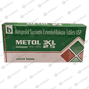 METOL XL 25MG TABLET 10'S