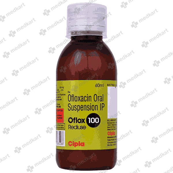 OFLOX 100 REDUSE SYRUP 60 ML