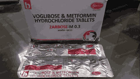 ZARBOSE M 0.3MG TABLET 10'S