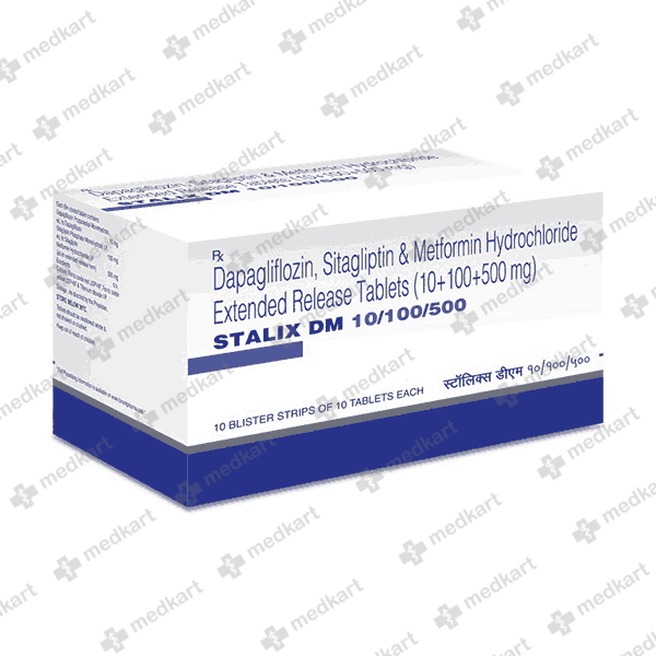 STALIX DM 10/100/500MG TABLET 10'S