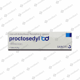 PROCTOSEDYL BD CREAM 20 GM