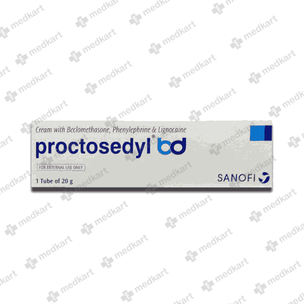 PROCTOSEDYL BD CREAM 20 GM