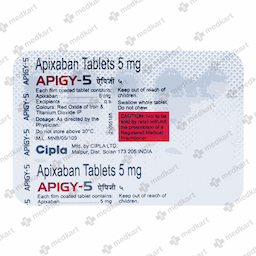 APIGY 5MG TABLET 10'S