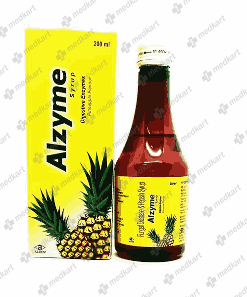 ALZYME PINEAPPLE SYP 200ML