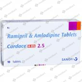 CARDACE AM 2.5/5MG TABLET 10'S