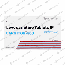 CARNITOR 500MG TABLET 10'S