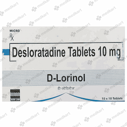 D LORINOL 10MG TABLET 10'S