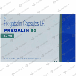 PREGALIN 50MG CAPSULE 10'S