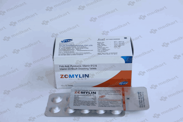 ZOMYLIN TABLET 10'S