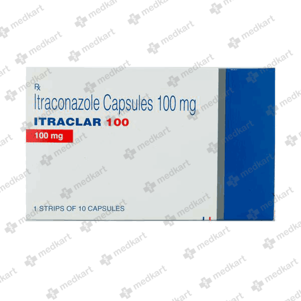 ITRACLAR 100MG CAPSULE 10'S