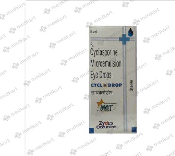 CYCLODROP EYE DROPS 5 ML