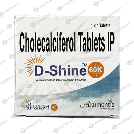 D SHINE 60K TABLET 4'S