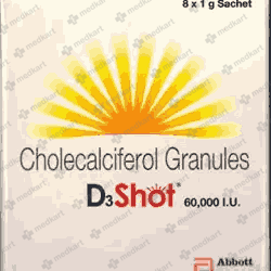 D3 SHOT SACHETS 1 GM