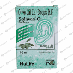 SOLIWAX O EAR DROPS 10 ML