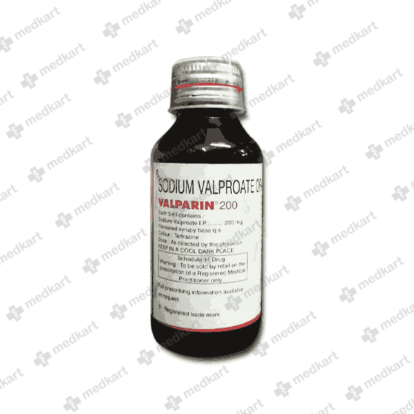 VALPARIN 200MG SYRUP 100 ML