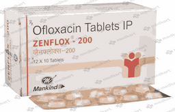 ZENFLOX 200MG TABLET 10'S