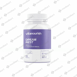 VITANOURISH - DREAM REST - WITH ORGANIC MELATONIN FOR SOOTHING SLEEP TABLET 30'S