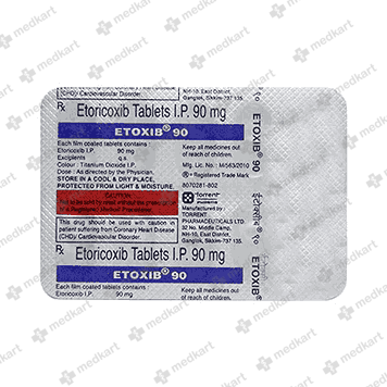 ETOXIB 90MG TABLET 10'S