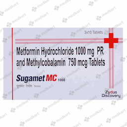 SUGAMET MC 1000MG TABLET 10'S