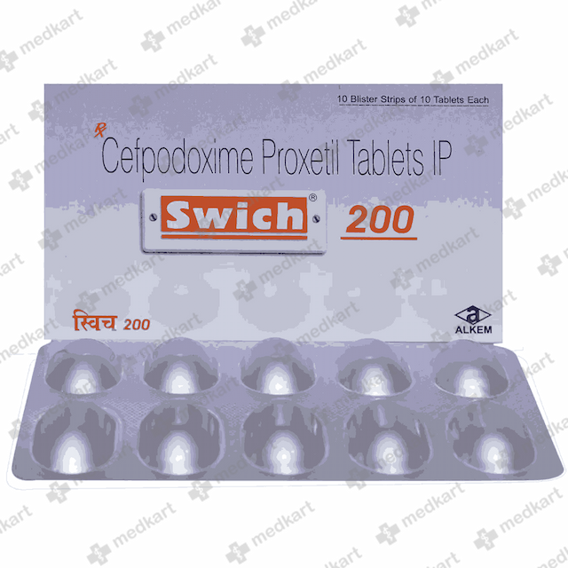 SWICH 200MG TABLET 10'S