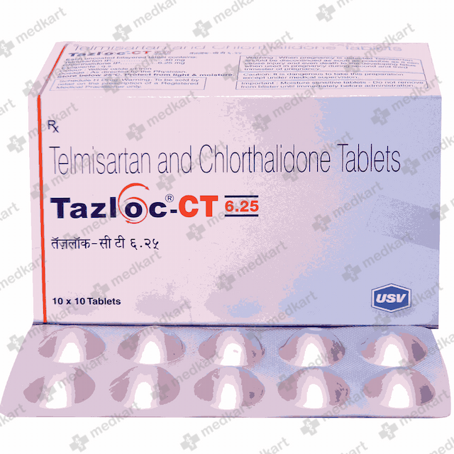 TAZLOC CT 40/6.25MG TABLET 10'S