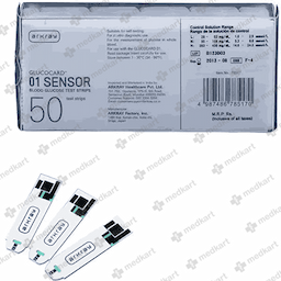 GLUCOCARD SENSOR STRIP 1X50