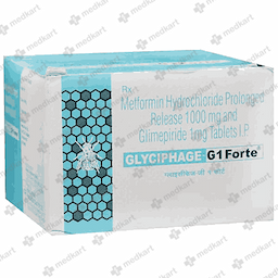 GLYCIPHAGE G 1MG FORTE TABLET 10'S