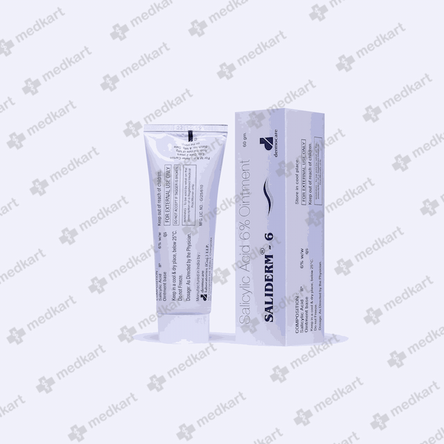 SALIDERM 6 OINTMENT 60 GM