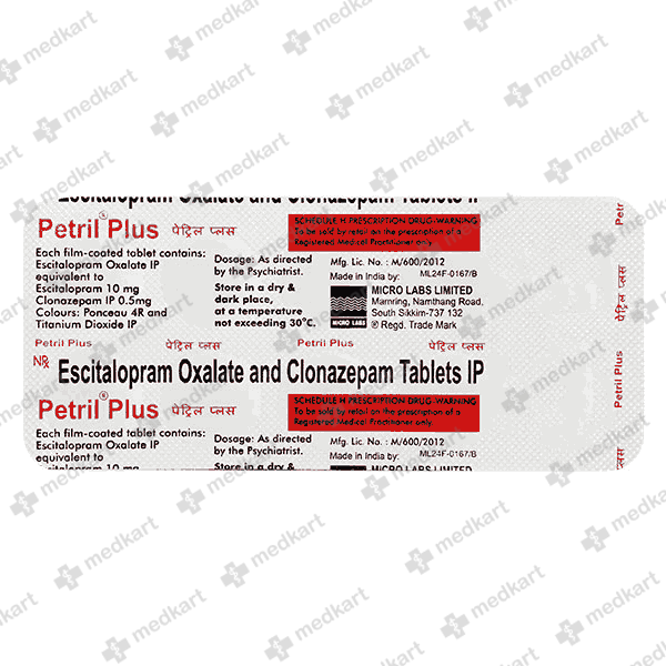 PETRIL PLUS TABLET 10'S