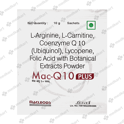 MAC Q 10 PLUS SACHET 10 GM