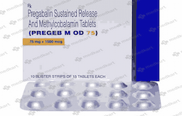 PREGEB M OD 75MG TABLET 15'S