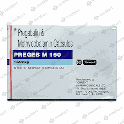 PREGEB M 150MG TABLET 10'S