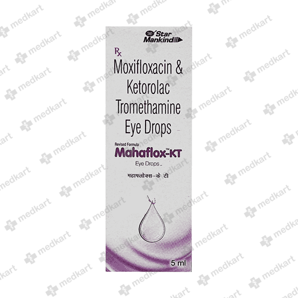 MAHAFLOX KT EYE DROPS 5 ML