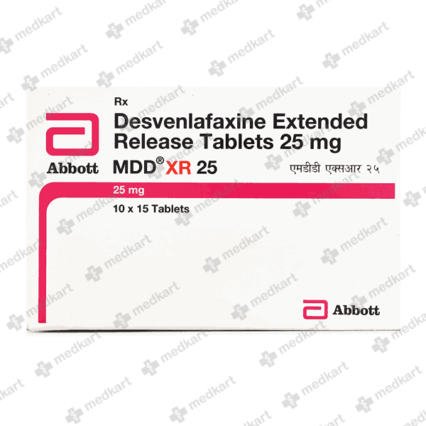 MDD XR 25MG TABLET 15'S