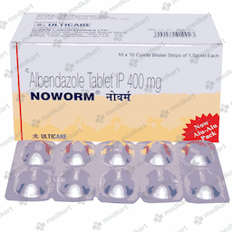 NOWORM 400MG TABLET 1'S