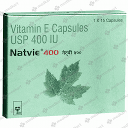 NATVIE 400MG CAPSULE 15'S