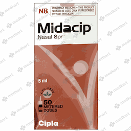 MIDACIP NASAL SPRAY 5 ML