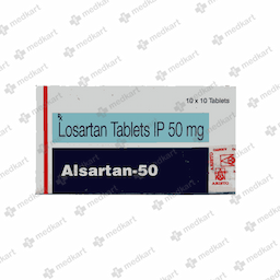 ALSARTAN 50MG TABLET 10'S