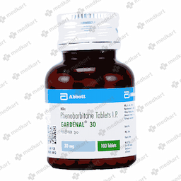 GARDENAL 30MG TABLET 100'S