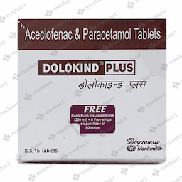 DOLOKIND PLUS TABLET 15'S