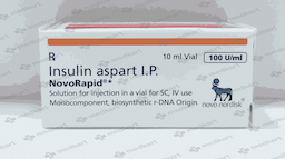 NOVORAPID 100IU VIAL 10 ML