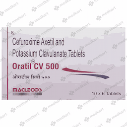 ORATIL CV 500MG CAPSULE 6'S