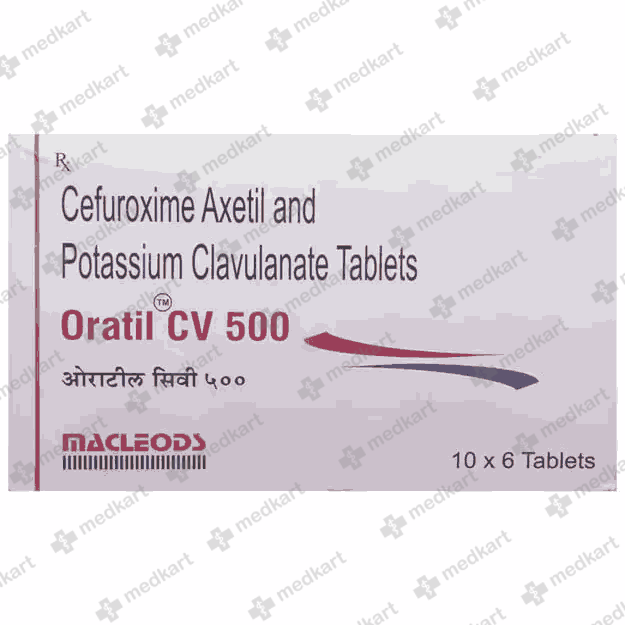 ORATIL CV 500MG CAPSULE 6'S