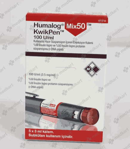 HUMALOG MIX 50 KWIK PEN 3 ML