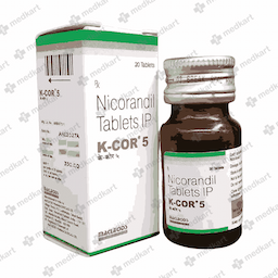 K COR 5MG TABLET 20'S