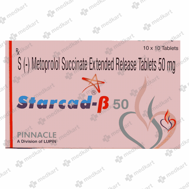 STARCAD BETA 50MG TABLET 10'S